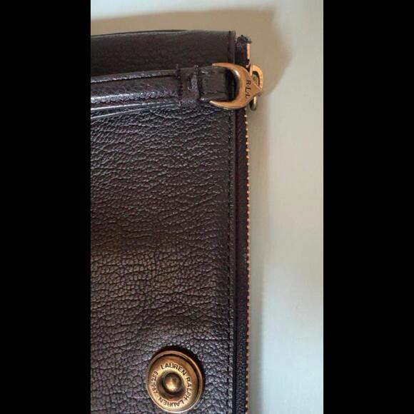 Ralph Lauren Leather Wristlete - Picture 6 of 9